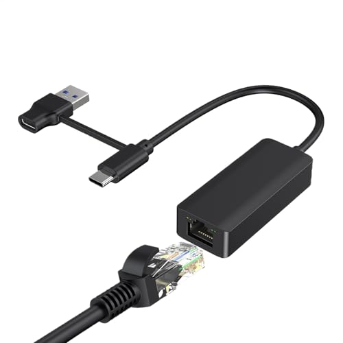 Externer Netzwerkadapter, Gigabit -Netzwerkadapter für Laptop | USB3.0 externes Netzwerkanschlusskabel | Fahrerdicht Externe Gigabit-Webkabel-Konverter-Handys Zubehör von Generisch