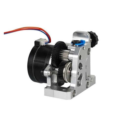 Extruder Doppelgetriebe-Extruder Hartstahl-Untersetzungsgetriebe Geschwindigkeitsmotor 3D-Druckerteile Kompatibel mit CR10 Ender3(Silver) von Generisch