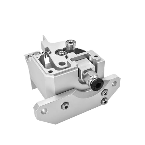 Extruder Ganzmetall 1,75 mm Silber/Schwarz Montagehalterung Kompatibel mit Direct Drive I3 MK2 3D-Druckerzubehör(Silver) von Generisch