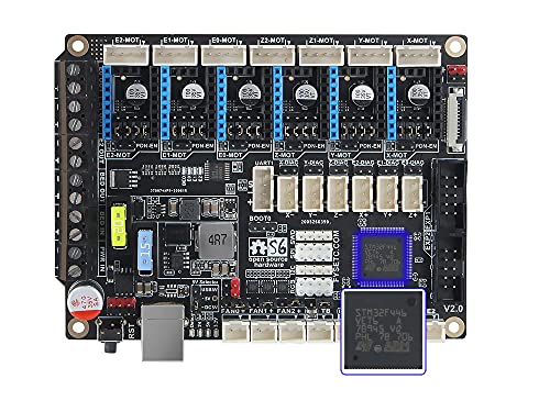 FYSETC S6 V2.0, 3D-Drucker Mainboard, 32bit, 3x Extruder/Fan, mit/ohne TFT, 180MHz (S6 V2.0 + 5 TMC2208) von Generisch