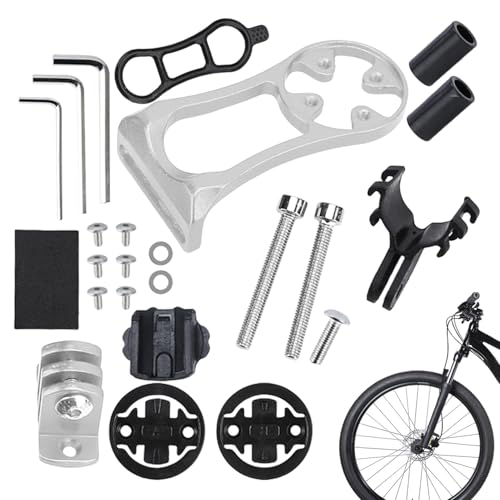Fahrrad-Computerhalterung – für den Außenbereich, stabile Aluminium-Lenkerhalterung, multifunktionaler Adapterfuß, leichtes Fahrradzubehör für Action-Kameras Fahrrad-Computerhalterung – für den Außenbereich, stabile Aluminium-Lenkerhalterung, multifunktionaler Adapterfuß, leichtes Fahrradzubehör für Action-Kameras von Generisch