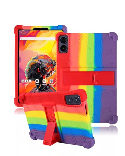 Fall für Alldocube Iplay 70 Mini Ultra 8.8 Zoll Tablet, weiche Silikonabdeckung, mit Klappständer, leicht stoßfest, Anti-Kratzer, Rundum-Schutz, Regenbogen Fall für Alldocube Iplay 70 Mini Ultra 8.8 Zoll Tablet, weiche Silikonabdeckung, mit Klappständer, leicht stoßfest, Anti-Kratzer, Rundum-Schutz, Regenbogen von Generisch