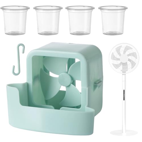 Fan Mist Cooling Adapter, Floor Fan Cooler, Portable Hangable Ice Box Attachment Accessories, Cooler For Festival, Terrace, Alley, Balcony, 11x9x9cm/4.33x3.54x3.54in, 1-Pack Fan Mist Cooling Adapter, Floor Fan Cooler, Portable Hangable Ice Box Attachment Accessories, Cooler For Festival, Terrace, Alley, Balcony, 11x9x9cm/4.33x3.54x3.54in, 1-Pack von Generisch