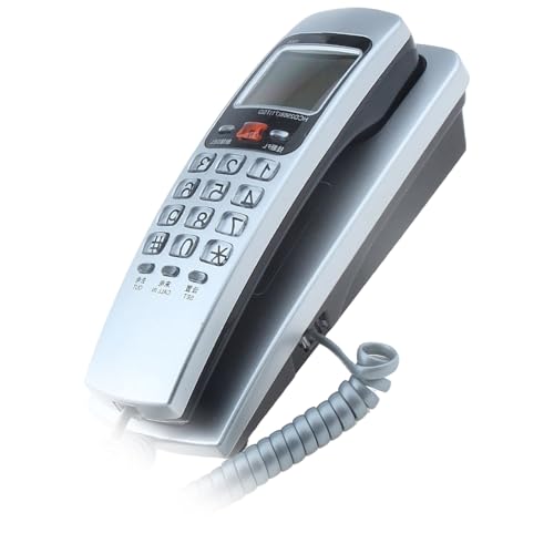 Festnetztelefon mit DTMF-Anrufer-Störungen, resistent für Hotel, Büro und Zuhause, Wandtelefone Festnetztelefon mit DTMF-Anrufer-Störungen, resistent für Hotel, Büro und Zuhause, Wandtelefone von Generisch