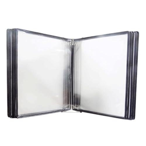 Flip Book Display Board System für Wand, Rednerpult Dokumenten-Organizer, ideal für Beratungs- und Präsentationsdokumente, inklusive 10 Tafeln Flip Book Display Board System für Wand, Rednerpult Dokumenten-Organizer, ideal für Beratungs- und Präsentationsdokumente, inklusive 10 Tafeln von Generisch