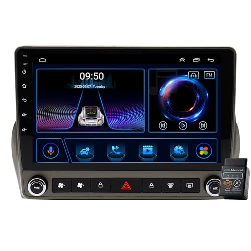 Für Chevrolet Camaro 2008-2015 Autoradio USB Bluetooth 8 Core 9" Android 13 Autoradio DAB+Radio CarPlay Navi Bluetooth DAB+Radio WiFi FM Radio (2GB RAM+32GB ROM) von Generisch