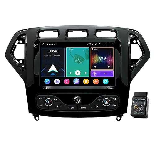 Für Ford Mondeo 2007-2010 8 Core 9" 32GB Android 12 Autoradio DAB+Radio CarPlay Navi GPS 9 Zoll HD Touchscreen Autoradio Bluetooth DAB+Radio WiFi,FM RDS Radio+Lenkradkontrolle DSP USB Für Ford Mondeo 2007-2010 8 Core 9" 32GB Android 12 Autoradio DAB+Radio CarPlay Navi GPS 9 Zoll HD Touchscreen Autoradio Bluetooth DAB+Radio WiFi,FM RDS Radio+Lenkradkontrolle DSP USB von Generisch