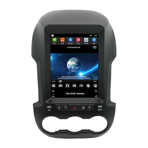 Für Ford Ranger 2011-2016 8 Core 9.7 "32GB Android 12 Autoradio DAB+Radio CarPlay Navi GPS HD Touchscreen Autoradio Bluetooth DAB+Radio WiFi,FM RDS Radio DSP USB (1GB RAM+16GB ROM) von Generisch
