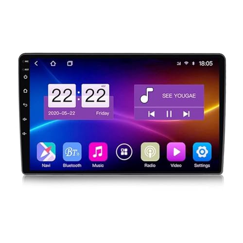 Für LADA Granta 2011–2018 Android 12 9 Zoll IPS Touchscreen Autoradio mit kabellosem CarPlay Android Auto Unterstützung DAB DSP BT 5.0 RDS HiFi GPS Navigation FM AM Backup Kamera SWC (8Core + 3G + 32G von Generisch