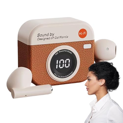 Game Wireless Earbuds, Touch Control Semi, 3.74x1.46x4.96 inches Long Battery Life Noise Cancelling with Camera-Inspired Charging Case, Headset for Phones, Travel, Game Wireless Earbuds, Touch Control Semi, 3.74x1.46x4.96 inches Long Battery Life Noise Cancelling with Camera-Inspired Charging Case, Headset for Phones, Travel, von Generisch