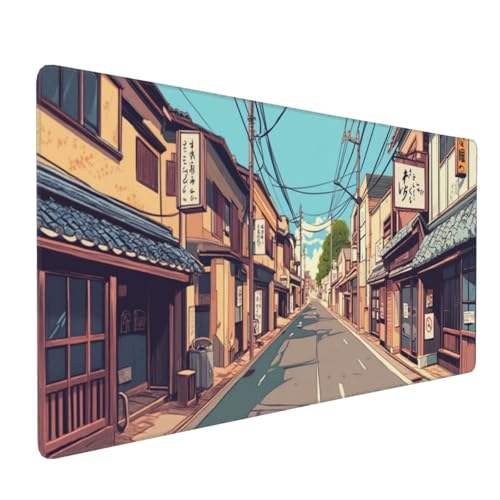 Gaming Mauspad 1200x400mm, Häuser Mauspad XXL, Großes Mousepad Gaming mit Vernähten Kanten und rutschfeste Gummibasis, Verbessert Präzision und Geschwindigkeit, für PC/Gamer/Büro P2881 Gaming Mauspad 1200x400mm, Häuser Mauspad XXL, Großes Mousepad Gaming mit Vernähten Kanten und rutschfeste Gummibasis, Verbessert Präzision und Geschwindigkeit, für PC/Gamer/Büro P2881 von Generisch