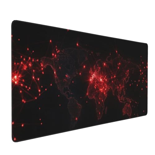 Gaming Mauspad 1500x800mm, Rote Kunst Mauspad XXL, Großes Mousepad Gaming mit Vernähten Kanten und rutschfeste Gummibasis, Verbessert Präzision und Geschwindigkeit, für PC/Gamer/Büro P37 Gaming Mauspad 1500x800mm, Rote Kunst Mauspad XXL, Großes Mousepad Gaming mit Vernähten Kanten und rutschfeste Gummibasis, Verbessert Präzision und Geschwindigkeit, für PC/Gamer/Büro P37 von Generisch