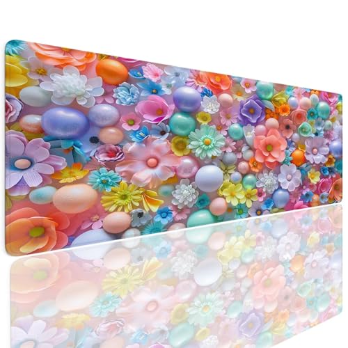 Gaming Mauspad XXL 1200x600x4mm Mousepad Gaming Schreibtischunterlage Wasserfest Anti-Rutsch, Petal Mauspad Groß Vernähte Kanten Desk Mat Art Mouse Pad Verbessert Präzision und Geschwindigkei 4-873 Gaming Mauspad XXL 1200x600x4mm Mousepad Gaming Schreibtischunterlage Wasserfest Anti-Rutsch, Petal Mauspad Groß Vernähte Kanten Desk Mat Art Mouse Pad Verbessert Präzision und Geschwindigkei 4-873 von Generisch