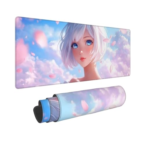 Gaming Mauspad XXL 1500x800mm Mousepad Groß Anime-Schönheit Mauspads Gaming mit Vernähte Kanten und rutschfeste Gummibasis, Verbessert Präzision und Geschwindigkei, für PC/Laptop/Computer/Büro, P1120 Gaming Mauspad XXL 1500x800mm Mousepad Groß Anime-Schönheit Mauspads Gaming mit Vernähte Kanten und rutschfeste Gummibasis, Verbessert Präzision und Geschwindigkei, für PC/Laptop/Computer/Büro, P1120 von Generisch