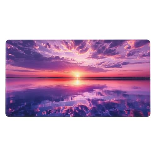 Gaming Mauspad XXL 1600x800x4mm Großes Mousepad mit Ernähten Kanten, Wasserdicht und rutschfest Matte, Verbessert Präzision und Geschwindigkeit, für Büro, PC, Laptop Pad Lila Meeresoberfläche Y6373 Gaming Mauspad XXL 1600x800x4mm Großes Mousepad mit Ernähten Kanten, Wasserdicht und rutschfest Matte, Verbessert Präzision und Geschwindigkeit, für Büro, PC, Laptop Pad Lila Meeresoberfläche Y6373 von Generisch