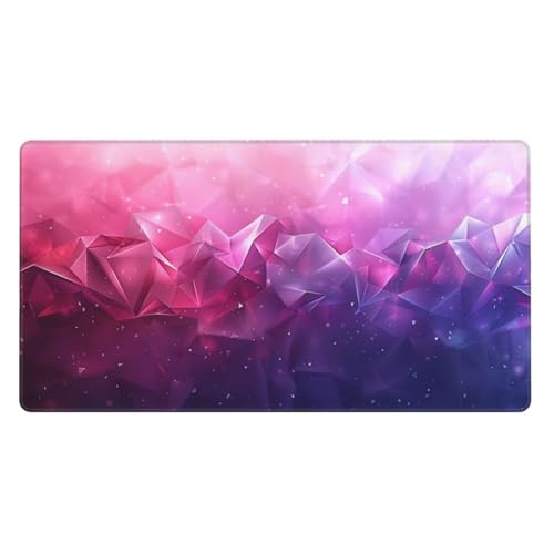 Gaming Mauspad XXL 1600x800x4mm Großes Mousepad mit Ernähten Kanten, Wasserdicht und rutschfest Tastatur Matte, Verbessert Präzision und Geschwindigkeit, für Büro, PC, Laptop Pad Lila Geometrie Y6695 Gaming Mauspad XXL 1600x800x4mm Großes Mousepad mit Ernähten Kanten, Wasserdicht und rutschfest Tastatur Matte, Verbessert Präzision und Geschwindigkeit, für Büro, PC, Laptop Pad Lila Geometrie Y6695 von Generisch