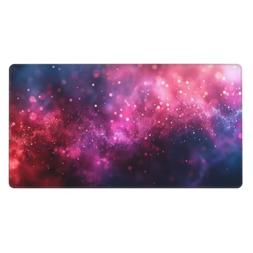 Gaming Mauspad XXL 1600x800x4mm Großes Mousepad mit Ernähten Kanten, Wasserdicht und rutschfest Tastatur Matte, Verbessert Präzision und Geschwindigkeit, für Büro, PC, Laptop Pad Lila Punkte Y6359 Gaming Mauspad XXL 1600x800x4mm Großes Mousepad mit Ernähten Kanten, Wasserdicht und rutschfest Tastatur Matte, Verbessert Präzision und Geschwindigkeit, für Büro, PC, Laptop Pad Lila Punkte Y6359 von Generisch
