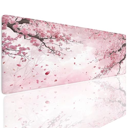 Gaming Mauspad XXL 1600x800x4mm Mousepad Gaming Schreibtischunterlage Wasserfest Anti-Rutsch, Pink Mauspad Groß Vernähte Kanten Desk Mat Art Mouse Pad Verbessert Präzision und Geschwindigkei 4-915 Gaming Mauspad XXL 1600x800x4mm Mousepad Gaming Schreibtischunterlage Wasserfest Anti-Rutsch, Pink Mauspad Groß Vernähte Kanten Desk Mat Art Mouse Pad Verbessert Präzision und Geschwindigkei 4-915 von Generisch