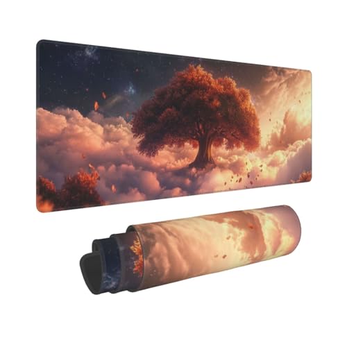 Gaming Mauspad XXL 700x300mm Mousepad Groß Gelber Baum Mauspads Gaming mit Vernähte Kanten und rutschfeste Gummibasis, Verbessert Präzision und Geschwindigkei, für PC/Laptop/Computer/Büro, P897 Gaming Mauspad XXL 700x300mm Mousepad Groß Gelber Baum Mauspads Gaming mit Vernähte Kanten und rutschfeste Gummibasis, Verbessert Präzision und Geschwindigkei, für PC/Laptop/Computer/Büro, P897 von Generisch