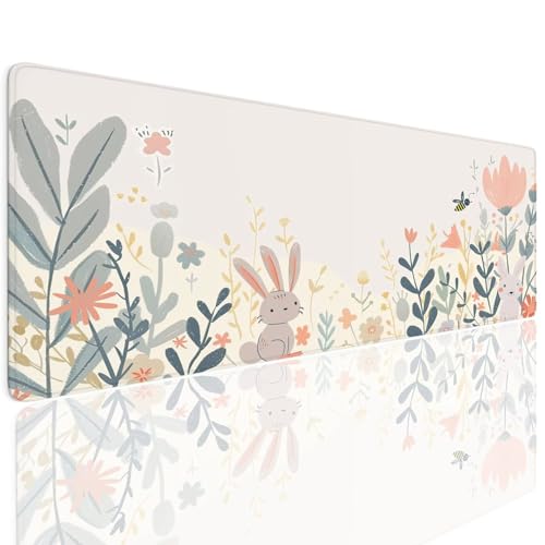 Gaming Mauspad XXL 900x500x4mm Mousepad Gaming Schreibtischunterlage Wasserfest Anti-Rutsch, Spring Mauspad Groß Vernähte Kanten Desk Mat Art Mouse Pad Verbessert Präzision und Geschwindigkei 4-1083 Gaming Mauspad XXL 900x500x4mm Mousepad Gaming Schreibtischunterlage Wasserfest Anti-Rutsch, Spring Mauspad Groß Vernähte Kanten Desk Mat Art Mouse Pad Verbessert Präzision und Geschwindigkei 4-1083 von Generisch
