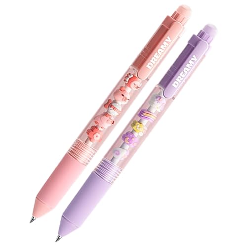Gelstifte - feiner Punkt erasster Stifte | 0,5 mm Core Ballpoint School Supplies | ABS Blue Tinte Glattes Schreiben | Glatte Ästhetik mit Komfortgriff für tägliche Note, Ziehen einfacher Linien von Generisch
