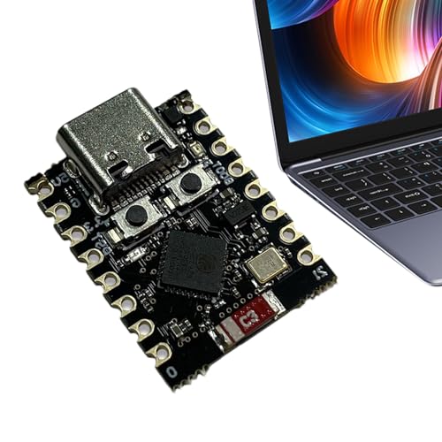 Generic ESP32 Entwicklungsplatine – Mini ESP32-C3 Mikrocontroller-Prozessor, Low Energy ESP32 Board unterstützt WiFi & Wireless, Dual-Mode-Entwicklungsmodul für Entwicklungsprojekt von Generisch