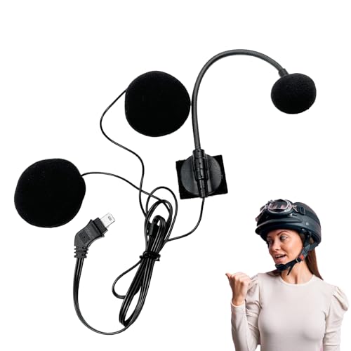 Generico Mikrofon Gegensprechanlage für Helm | Mikrofon Gegensprechanlage für Motorradhelm, Audio Geräuschunterdrückung 10 Pin, wasserdicht, Unisex für Radfahrer und Motorradfahrer Erwachsene Generico Mikrofon Gegensprechanlage für Helm | Mikrofon Gegensprechanlage für Motorradhelm, Audio Geräuschunterdrückung 10 Pin, wasserdicht, Unisex für Radfahrer und Motorradfahrer Erwachsene von Generisch