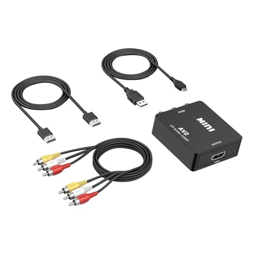 Generico Video Converter - AV Cable Adapter | Video Adapter Cable | AV to Component Converter, RCAA to Component Converter, Video and Audio Adapter | Video Converter Cable, AV to Component Converter Generico Video Converter - AV Cable Adapter | Video Adapter Cable | AV to Component Converter, RCAA to Component Converter, Video and Audio Adapter | Video Converter Cable, AV to Component Converter von Generisch