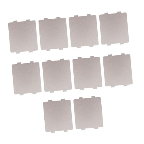 Generisch 10 Stk Mikrowellenzubehör Abdeckung Für Den Mikrowellenwellenleiter Wärmedämmzubehör Mikrowellen-isolierplatte Glimmerplatte Für Die Mikrowelle Mikrowellenabdeckung Harz Silver Generisch 10 Stk Mikrowellenzubehör Abdeckung Für Den Mikrowellenwellenleiter Wärmedämmzubehör Mikrowellen-isolierplatte Glimmerplatte Für Die Mikrowelle Mikrowellenabdeckung Harz Silver von Generisch