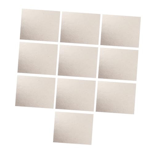 Generisch 10st Mikrowellen-glimmerflocken Arbeitsplattenmikrowelle Ersatz-mikrowellenplatte Über Den Bereich Mikrowelle Mikrowellengeschirr Glimmerplatte Für Mikrowelle Glimmerpapier Silver von Generisch