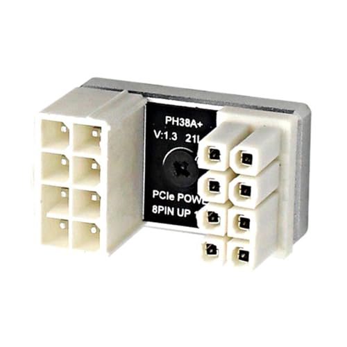 Generisch 180-Grad-GPU-Winkeladapter, 180-Grad-Winkelanschluss für GPU,8P GPU-Winkeladapter - Benutzerfreundlicher GPU-Winkelstecker, verschleißfester GPU-Adapter für Grafikkarte von Generisch