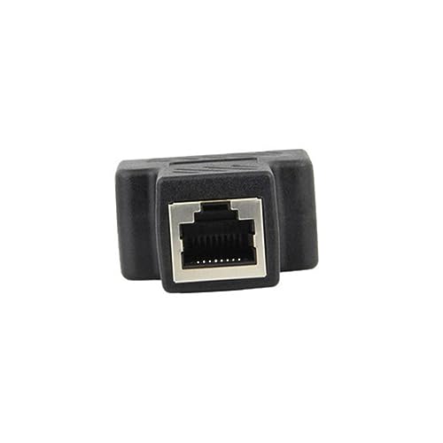 Generisch 2st Adapter Splitter Für Telefonleitungen Einziehbares Ladekabel Zweipoliger Stecker USB Zu Kabel Netzwerk-Splitter Drähte Splitter Für Internetkabel Internet-Splitter W-LAN Black von Generisch