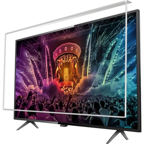 Generisch 50-65 Zoll | Anti-Schaden Bildschirmschutz für Fernseher | Kristallklare Sicht, Langlebiger Displayschutz | Einfache Installation und Stilvolles Design (65) von Generisch