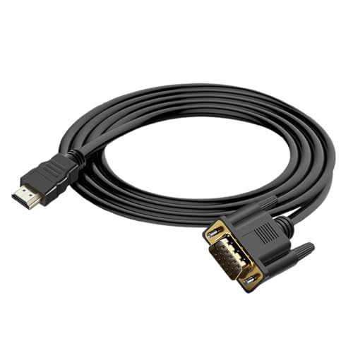 Generisch A VGA -Kabel - -Adapterkabel A VGA | Konverterkabel Für Desktop -Computer | Anzeigekonverterkabel | Port HD A VGA, Anti -Interferenzen Zubehör Für TV -Projektor PC PC von Generisch