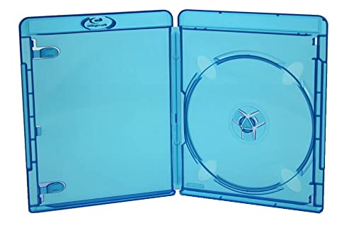 Generisch AMARAY Blu-Ray Hüllen für 1 Disc - 11mm - 152 Stück - blau von Generisch