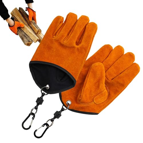 Generisch Camping Handschuhe - Hitzebeständige Magnet-Handschuhe Für Küche & Grill | Sichere Bequeme Rutschfeste Handschuhe Für Grillen Angeln Küche Kamin von Generisch