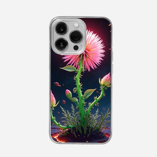 Generisch Cell Phone Case for iPhone 16, Bioluminescent Thorns Style von Generisch
