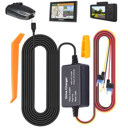 Generisch Dashcam-Kabeladapter, Hardwire-Kit Für Dashcam | Kabel-Festverdrahtungsadapter - Mehrzweck-Dashcam-Ladekabel, Batterieadapterkabel Auto-Fahrrekorder von Generisch