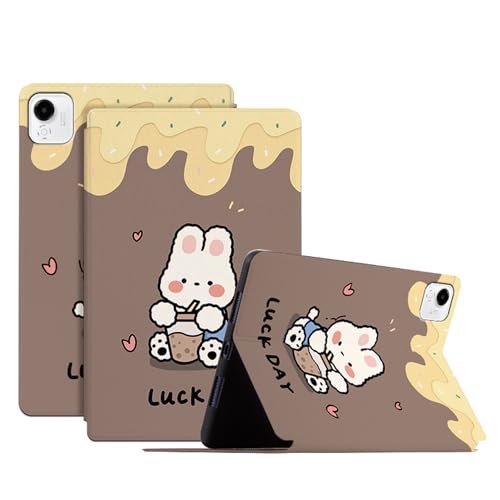 Generisch DayQiQiPu Hülle für Honor Pad X9 Pro/Honor Pad X9a 11,5 Zoll PU Leder Niedliche Tiermuster Serie Flip Stand Ultradünne Tablet Hülle mit Auto Schlaf/Aufwach Schutzhülle, 06 von Generisch