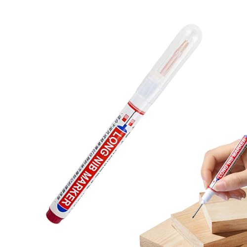Generisch Deep Hole Marker Stifte, langer Nib -Marker - Deep Nib Marker | Wasserdichtem Schnellstift für -Hardware Holzbearbeitungsschweißkonstruktion von Generisch