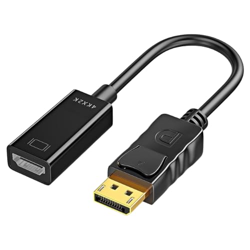 Generisch Display Port Adapter, 4k Resolution High-Speed Transfer Hd Quality Easy Setup Copper Core, Desktop Adapter, Laptop Converter Tool for Pc, Monitor, Projector Generisch Display Port Adapter, 4k Resolution High-Speed Transfer Hd Quality Easy Setup Copper Core, Desktop Adapter, Laptop Converter Tool for Pc, Monitor, Projector von Generisch