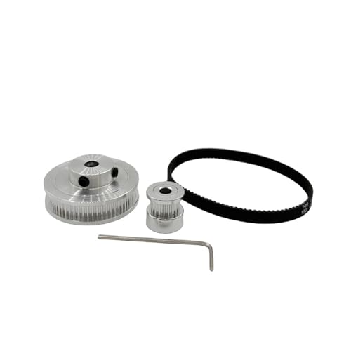Generisch GT2 Zahnriemenscheibe 20 Zähne 2GT 40T 60T 80 Zähne Bohrung 5/8mm Untersetzung 1:2:3:4 Riemenbreite 6mm Synchronräder for 3D-Drucker(20T8-40T10,2GT-180-6) von Generisch