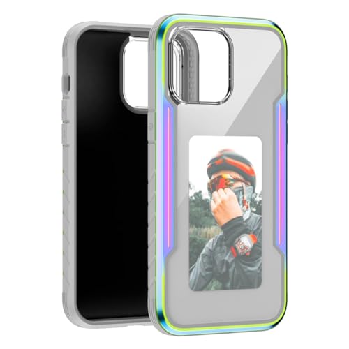 Generisch Hülle Für iPhone 16/16 Pro/16 Plus/16 Pro Max, Smart DIY Wallpaper Change Phone Cover Glasrückseite Kabelloses Laden Metallrahmenhülle,16pro max,Purple Generisch Hülle Für iPhone 16/16 Pro/16 Plus/16 Pro Max, Smart DIY Wallpaper Change Phone Cover Glasrückseite Kabelloses Laden Metallrahmenhülle,16pro max,Purple von Generisch