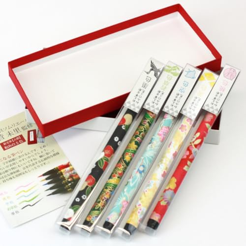 Generisch Japanische Fudepen, Pinselstifte 5er Set Buntstifte von Generisch