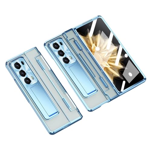 Generisch Klare Hülle Für Honor Magic V2, Integrierter Ständer, Transparente Vollständige Schutzhülle, Kabelloses Laden Kompatibel Mit Scharnierschutz Und Displayschutz,Blue Generisch Klare Hülle Für Honor Magic V2, Integrierter Ständer, Transparente Vollständige Schutzhülle, Kabelloses Laden Kompatibel Mit Scharnierschutz Und Displayschutz,Blue von Generisch
