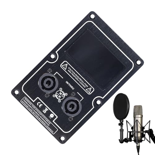 Generisch Lautsprecher Verkabelungs -Junction Box, Lautsprecher Kabelbox - Double 4-Core-Subwoofer-Kabelanschluss - Bindungspostanschlusskabelanschluss, Subwoofer -Audiozubehör von Generisch