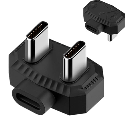 Generisch Lavalier -Mikrofonadapter für Telefon, Lavalier -Mikrofonadapter - U-förmiger Lavalier-Mikrofonadapter,Schwarzer Clip -Mikrofon -Konverter, Datenübertragungswerkzeug für Live -Rundfunk von Generisch