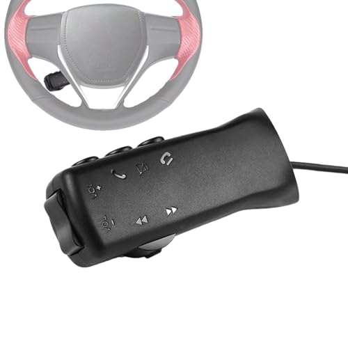Generisch -Lenkradknöpfe | 7 Tasten Wireless Controller Schalter Für Autoradio - Weit verbreitet, Mühelose Installation, Drahtloser Controller-Schalter, Wippdesign Für Lenkradsteuerungen Generisch -Lenkradknöpfe | 7 Tasten Wireless Controller Schalter Für Autoradio - Weit verbreitet, Mühelose Installation, Drahtloser Controller-Schalter, Wippdesign Für Lenkradsteuerungen von Generisch