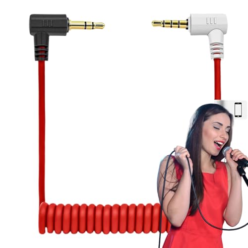 Generisch Mikrofonkabel | Lautsprecher Audiokabel,3,5 mm Mikrofon-Adapter mit Stabiler Verbindung für Laptop Lautsprecher Gesangsaufnahme-Equipment von Generisch