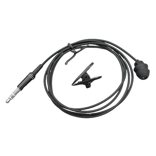 Generisch Mono -Ohrhörer -Einzelohr - Einzelner Seithilfen, Schalldämmung Wired Earphone | Black Headset Für MP3, Kabelverdrahtung Mit Einzelohr, Hochwertiger Sound-Ohrhörer, Silikon Für Das Training von Generisch